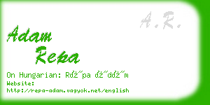 adam repa business card